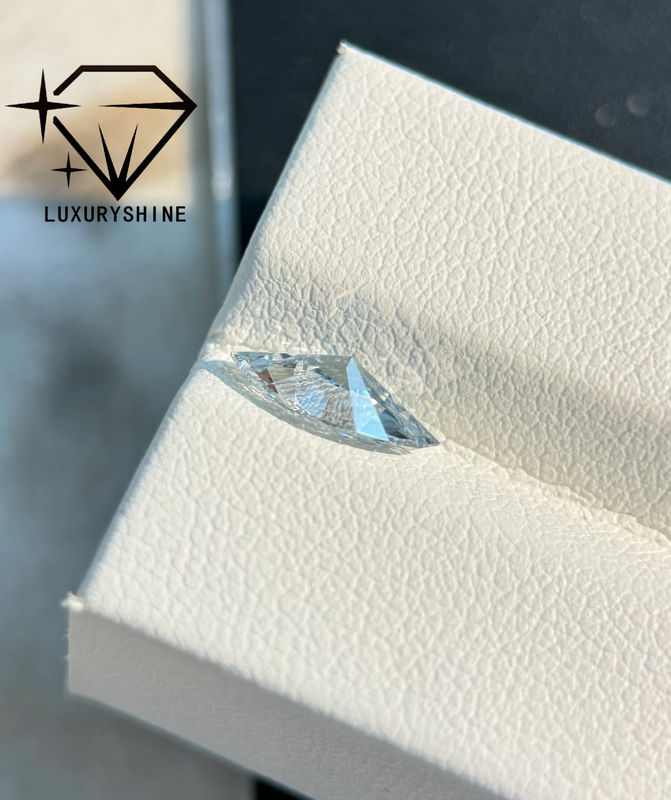 Качество LuxuryShine VVS2 Marquise Форма 0.3-15ct Лабораторно выращенный бриллиант D-F Цвет 3EX Резанные камни с сертификатом IGI Настоящий бриллиант фабрика