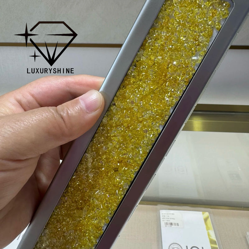 Качество LuxuryShine VVS-VS Фантазийный Желтый/Светло-Желтый/Фантазийный Интенсивный/Ярко-Желтый Лабораторно Выращенный Бриллиант 1CT 2CT 3CT 4CT 5CT Овал Отличная огранка с сертификатом и индивидуальными ювелирными изделиями фабрика