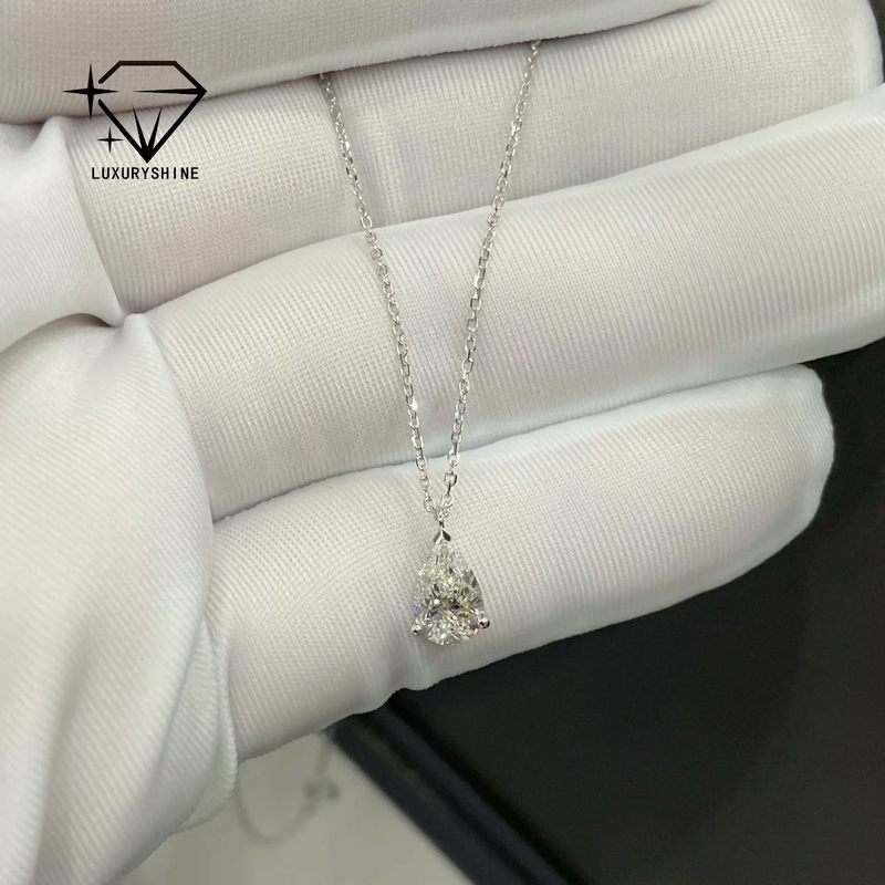 Luxury Diamond Jewelry Necklace with VS2 Clarity and 18k/Rose Gold Plated Customized High Jewelry