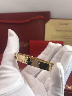 Качество Диаманты маленькой модели 6 браслета золота ЛЮБОВ 18K для женщин/людей фабрика