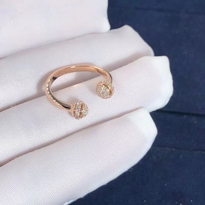 Качество Кольцо с бриллиантом круга владению Piaget женщин открытое приблизительно 0,34 Ct фабрика