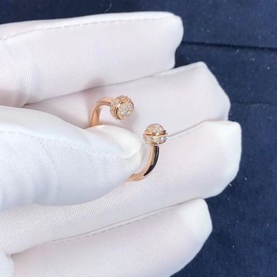 Качество Кольцо с бриллиантом круга владению Piaget женщин открытое приблизительно 0,34 Ct фабрика