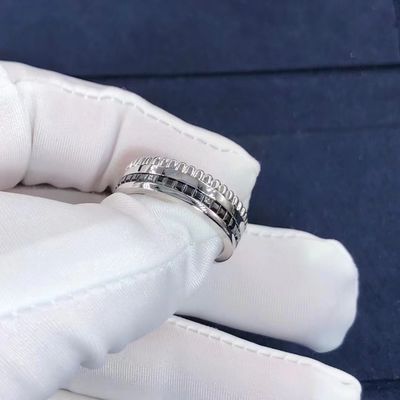 Качество Роскошное золото кольца 18k варианта черноты Quatre ювелирных изделий золота и реальные диаманты фабрика