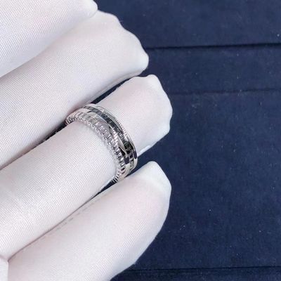 Качество Роскошное золото кольца 18k варианта черноты Quatre ювелирных изделий золота и реальные диаманты фабрика