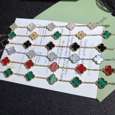Качество 18K золото Золото персонализированное годом сбора винограда Браслет Van Cleef & Arpels фабрика