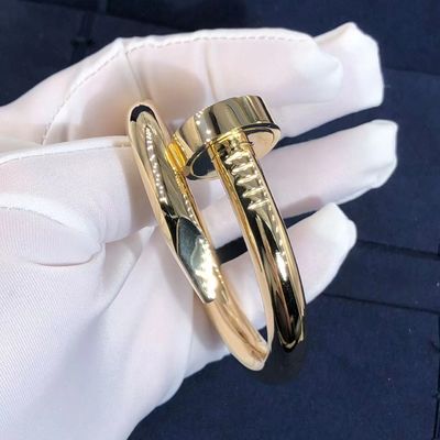 Качество 18K подняло модель размера 17 браслета ООН Clou Juste яруса автомобиля золота большая для женщин фабрика
