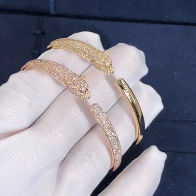 Качество Браслет Panthere яруса автомобиля браслета золота верхнего сегмента 18K для подарка девушки фабрика