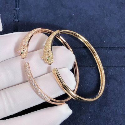 Качество Браслет Panthere яруса автомобиля браслета золота верхнего сегмента 18K для подарка девушки фабрика