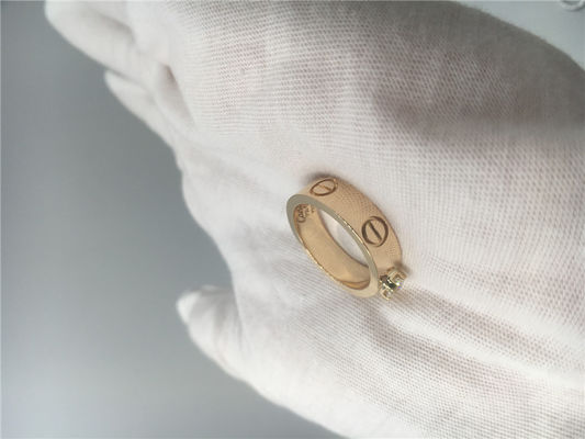 Качество Гениальный - отрезанное золото N4250100 кольца 18K пасьянса любов диаманта желтое фабрика