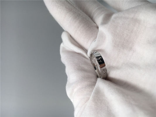 Качество белое роскошное обручальное кольцо B4085100 любов ювелирных изделий золота 18K без диаманта фабрика