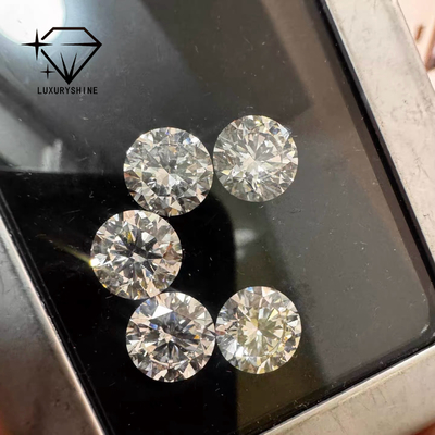 LuxuryShine 100% Настоящие Бриллианты VVS1 Белые Круглой Формы Отличной Огранки, Выращенные в Лаборатории, с Сертификатом IGI