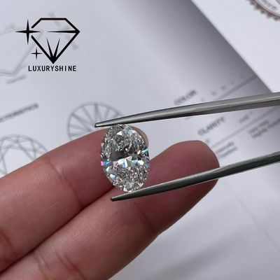 Качество LuxuryShine 0.1-10CT VVS2 Лабораторный бриллиант D-F цвета Белый Овал Отличная огранка с сертификатом IGI 3EX Огранка от LuxuryShine фабрика