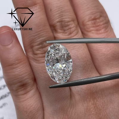 LuxuryShine 0.1-10CT VVS2 Лабораторный бриллиант D-F цвета Белый Овал Отличная огранка с сертификатом IGI 3EX Огранка от LuxuryShine