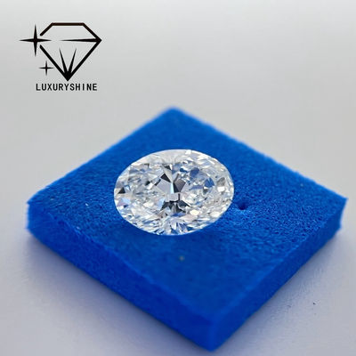 Качество LuxuryShine Отличная огранка лабораторно выращенного бриллианта D-F цвета, белый овал 0,1-10 карат VS1 с сертификатом IGI, огранка 3EX фабрика