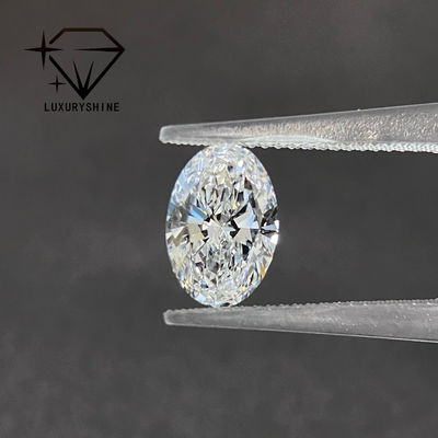 Качество LuxuryShine Отличная огранка лабораторно выращенного бриллианта D-F цвета, белый овал 0,1-10 карат VS1 с сертификатом IGI, огранка 3EX фабрика