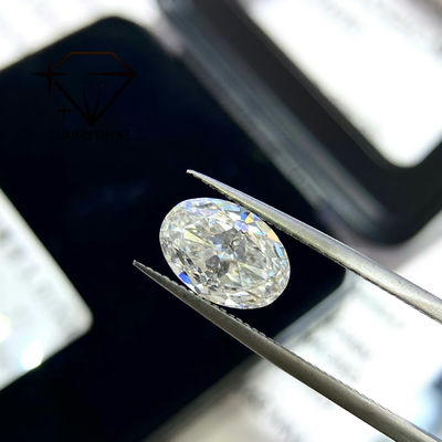 Качество LuxuryShine 0.1-10CT VS2 Лабораторно выращенный бриллиант D-F Цвет Белый овальный Отличный рез с сертификатом IGI 3EX Резанные камни оптом фабрика