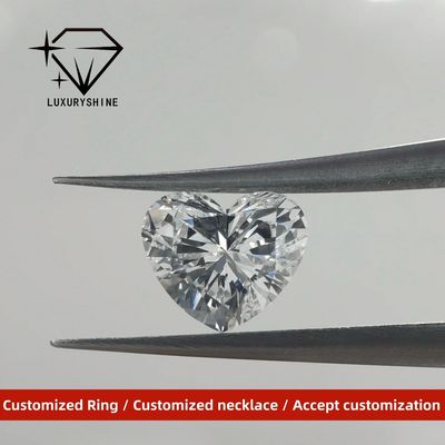 Качество LuxuryShine VVS2 Белый Сердце Превосходная огранка Выращенный в лаборатории бриллиант 1CT 2CT 3CT 4CT 5CT Поддержка специальной настройки фабрика