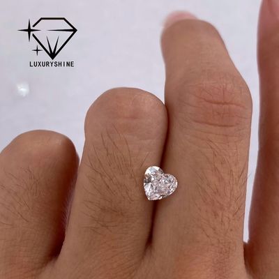 Качество LuxuryShine VVS2 Белый Сердце Превосходная огранка Выращенный в лаборатории бриллиант 1CT 2CT 3CT 4CT 5CT Поддержка специальной настройки фабрика