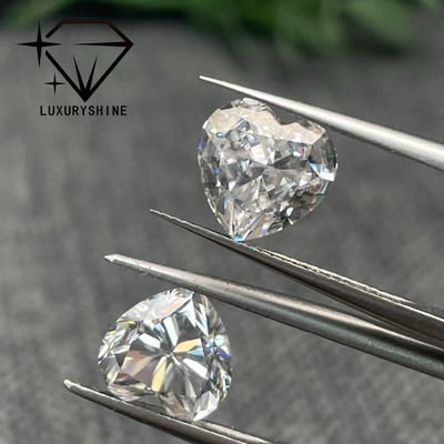 Качество LuxuryShine VS1 Белый Сердце Превосходная огранка Выращенный в лаборатории бриллиант 1CT 2CT 3CT 4CT 5CT Поддержка специальной настройки фабрика