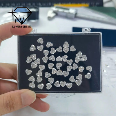 Качество LuxuryShine VS2 Heart Excellent Cut Lab Grown Diamond Реальные бриллианты и свадебные ювелирные изделия и ювелирные изделия на заказ фабрика