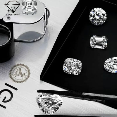 Качество LuxuryShine VS2 Heart Excellent Cut Lab Grown Diamond Реальные бриллианты и свадебные ювелирные изделия и ювелирные изделия на заказ фабрика