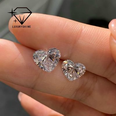 Качество LuxuryShine VVS1-VS2 Heart Excellent Cut Lab Grown Diamond Real Diamonds & Wedding Jewelry & Customized Jewelry Support Special Customization фабрика