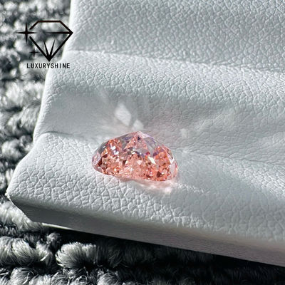 Качество LuxuryShine Fancy Pink / Fancy Intense Pink / Fancy Vivid Pink Heart Cut Lab Grown Diamond VVS-VS1 Real Diamonds & Wedding Jewelry & Customized Jewelry фабрика