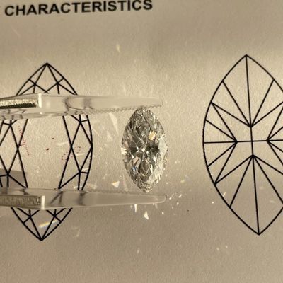 Качество LuxuryShine VVS2 Marquise Форма 0.3-15ct Лабораторно выращенный бриллиант D-F Цвет 3EX Резанные камни с сертификатом IGI Настоящий бриллиант фабрика