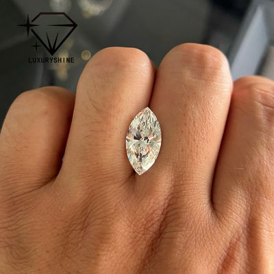 Качество LuxuryShine VVS2 Marquise Форма 0.3-15ct Лабораторно выращенный бриллиант D-F Цвет 3EX Резанные камни с сертификатом IGI Настоящий бриллиант фабрика
