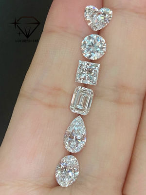 Качество LuxuryShine VVS-VS Ашер Лабораторный Бриллиант 0.1-10CT D-F цвета белый бриллиант с сертификатом IGI 3EX огранки фабрика