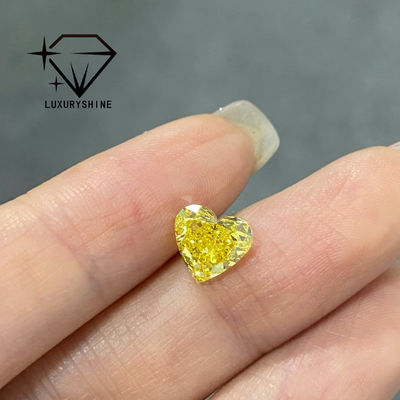 Качество LuxuryShine Розовый / Желтый / Зеленый Лабораторный вырез сердца выращенный бриллиант VVS-VS Настоящие бриллианты и свадебные украшения и ювелирные изделия на заказ фабрика