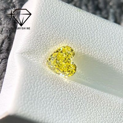 Качество LuxuryShine Розовый / Желтый / Зеленый Лабораторный вырез сердца выращенный бриллиант VVS-VS Настоящие бриллианты и свадебные украшения и ювелирные изделия на заказ фабрика
