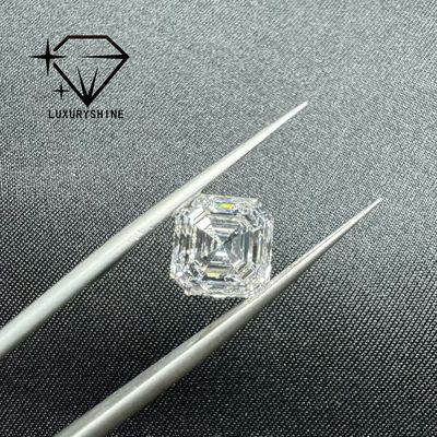 Качество LuxuryShine VVS-VS 0.1-10CT Asscher Shape Lab Выросший бриллиант D-F Цвет белый бриллиант с сертификатом IGI 3EX Резанные камни фабрика