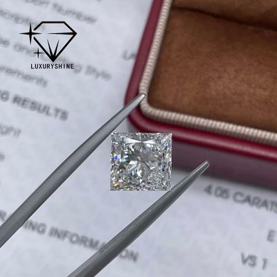 Качество Бриллианты для свадьбы оптом LuxuryShine, огранка принцесса, выращенные в лаборатории, цвет D-F, чистота VVS-VS, с сертификатом IGI, отличная огранка фабрика