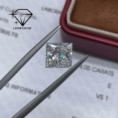 Качество Бриллианты для свадьбы оптом LuxuryShine, огранка принцесса, выращенные в лаборатории, цвет D-F, чистота VVS-VS, с сертификатом IGI, отличная огранка фабрика