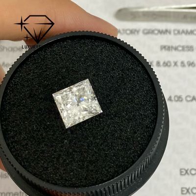 Качество Бриллианты для свадьбы оптом LuxuryShine, огранка принцесса, выращенные в лаборатории, цвет D-F, чистота VVS-VS, с сертификатом IGI, отличная огранка фабрика