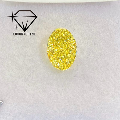 Качество LuxuryShine VVS-VS Фантазийный Желтый/Светло-Желтый/Фантазийный Интенсивный/Ярко-Желтый Лабораторно Выращенный Бриллиант 1CT 2CT 3CT 4CT 5CT Овал Отличная огранка с сертификатом и индивидуальными ювелирными изделиями фабрика