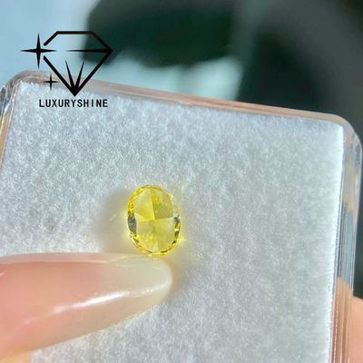 Качество LuxuryShine VVS-VS Фантазийный Желтый/Светло-Желтый/Фантазийный Интенсивный/Ярко-Желтый Лабораторно Выращенный Бриллиант 1CT 2CT 3CT 4CT 5CT Овал Отличная огранка с сертификатом и индивидуальными ювелирными изделиями фабрика