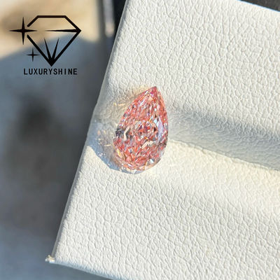 Качество LuxuryShine 1-15CT Розовый бриллиантовый бриллиантовый бриллиант, выращенный в лаборатории, розовый бриллиант VVS-VS фабрика