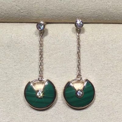 Качество Ювелирные изделия золото 18k золота Amulette De Серьги Personalized желтое/розовое/белое фабрика
