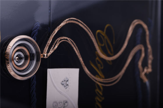 Качество Ювелирные изделия Роза Chopard ожерелья счастливого духа длинные и шкентель 795014-9001 диаманта белого золота фабрика